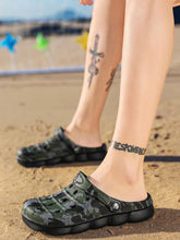 Load image into Gallery viewer, Camouflage Men Clogs Sandals Summer Outdoor Slippers Beach Aqua Shoes Slip On Flip Flops Garden Sandals Casual Outdoor Lightweight Clog Fashion Slip-On Sport Shoe Breathable Design Shoes