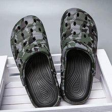 Load image into Gallery viewer, Camouflage Men Clogs Sandals Summer Outdoor Slippers Beach Aqua Shoes Slip On Flip Flops Garden Sandals Casual Outdoor Lightweight Clog Fashion Slip-On Sport Shoe Breathable Design Shoes
