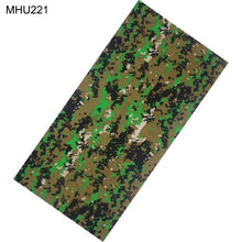 Load image into Gallery viewer, Camouflage Neck Gaiter Hunting Scarves Ice Silk Bandana Tubular Buff Half Mask Tactical Sport Headband Balaclava Balaclava Seamless Magic Head Scarf Breathable Bandana Turban Outdoor Hiking Quick-Dry Sweat Absorbing Scarves Multifunction Beanie Hat