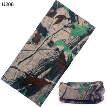 Load image into Gallery viewer, Camouflage Neck Gaiter Hunting Scarves Ice Silk Bandana Tubular Buff Half Mask Tactical Sport Headband Balaclava Balaclava Seamless Magic Head Scarf Breathable Bandana Turban Outdoor Hiking Quick-Dry Sweat Absorbing Scarves Multifunction Beanie Hat