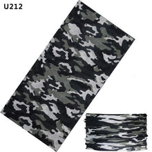Load image into Gallery viewer, Camouflage Neck Gaiter Hunting Scarves Ice Silk Bandana Tubular Buff Half Mask Tactical Sport Headband Balaclava Balaclava Seamless Magic Head Scarf Breathable Bandana Turban Outdoor Hiking Quick-Dry Sweat Absorbing Scarves Multifunction Beanie Hat