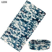 Load image into Gallery viewer, Camouflage Neck Gaiter Hunting Scarves Ice Silk Bandana Tubular Buff Half Mask Tactical Sport Headband Balaclava Balaclava Seamless Magic Head Scarf Breathable Bandana Turban Outdoor Hiking Quick-Dry Sweat Absorbing Scarves Multifunction Beanie Hat