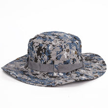Load image into Gallery viewer, Camouflage Outdoor Bucket Hat Camping Hat Men Foldable Sun Cap Breathable Adjustable Bucket Cap for Men/Women Sports Sun Cap Unisex Fishing Hiking Travel Solid Color Hats