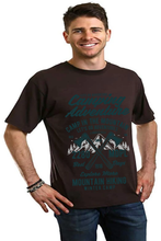 Load image into Gallery viewer, Camping Adventure Men's Bamboo Viscose/Organic Cotton Short Sleeve Graphic T-Shirt