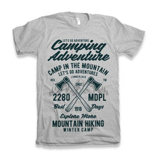 Load image into Gallery viewer, Camping Adventure Men's Bamboo Viscose/Organic Cotton Short Sleeve Graphic T-Shirt