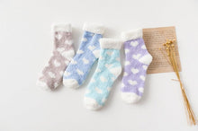 Load image into Gallery viewer, Candy Warm Lady Heart Cute Winter Kawaii Thick Casual Women Socks Fuzzy Fluffy Terry Warm Socks Short Cute Cotton Socks Winter Socks Short Socks For Men And Women