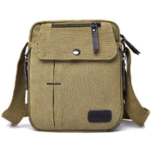 Load image into Gallery viewer, Canvas Travel Wallet Casual Messenger Bag
