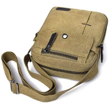 Load image into Gallery viewer, Canvas Travel Wallet Casual Messenger Bag