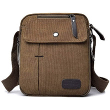 Load image into Gallery viewer, Canvas Travel Wallet Casual Messenger Bag
