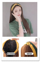 Load image into Gallery viewer, Cap With Hair Long Wavy Fake Hair Hat Wig Synthetic Hair Extensions Hat With Hair Natural Hairpiece Wigs For Black Women Cosplay Wigs For Women