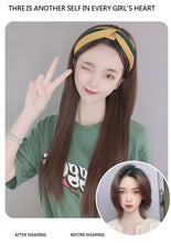 Load image into Gallery viewer, Cap With Hair Long Wavy Fake Hair Hat Wig Synthetic Hair Extensions Hat With Hair Natural Hairpiece Wigs For Black Women Cosplay Wigs For Women