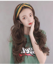 Load image into Gallery viewer, Cap With Hair Long Wavy Fake Hair Hat Wig Synthetic Hair Extensions Hat With Hair Natural Hairpiece Wigs For Black Women Cosplay Wigs For Women