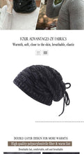 Load image into Gallery viewer, Caps Warmer Bonnet Casual Cap Winter Beanie Hats Hat winter hat Bobble Hat Winter Balaclava Women Bandana Baotou Cap Scarf Warm Thick Beanie Skellies Women Girls Cable Knit Soft Cute Beanie with Ears Detachable Pompom Fur Hat Girls
