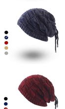 Load image into Gallery viewer, Caps Warmer Bonnet Casual Cap Winter Beanie Hats Hat winter hat Bobble Hat Winter Balaclava Women Bandana Baotou Cap Scarf Warm Thick Beanie Skellies Women Girls Cable Knit Soft Cute Beanie with Ears Detachable Pompom Fur Hat Girls