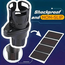 Load image into Gallery viewer, Car Adapter Adjustable Multifunctional Dual Cup Holder With Phone Holder Aromatherapy Organizer