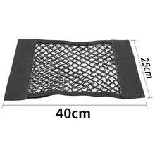 Load image into Gallery viewer, Car Back Rear Mesh Trunk Seat Elastic String Net Magic Sticker Universal Storage Bag