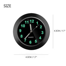Load image into Gallery viewer, Car Clock Luminous Mini Automobiles Internal Stick-On Digital Watch Stick on Dashboard Car Clock Mini Tiny Small Luminous Car Vent Clocks Watch for Dashboard Boat Bike Home Mechanics Quartz Clocks Auto Ornament Car Accessories Gifts