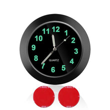 Load image into Gallery viewer, Car Clock Luminous Mini Automobiles Internal Stick-On Digital Watch Stick on Dashboard Car Clock Mini Tiny Small Luminous Car Vent Clocks Watch for Dashboard Boat Bike Home Mechanics Quartz Clocks Auto Ornament Car Accessories Gifts