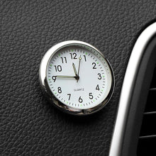 Load image into Gallery viewer, Car Clock Luminous Mini Automobiles Internal Stick-On Luminous Quartz Analog Watch Universal Pocket Mini Stick-On Clock for Car Boat Bike Home Digital Watch Mechanics Quartz Clocks Auto Ornament Car Accessories Gifts