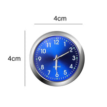 Load image into Gallery viewer, Car Clock Ornament Auto Watch Decoration Automobiles Car Dashboard Clock Cars Air Vent Clip Quartz Clocks Mini Luminous Quartz Analog Watch Universal Pocket Stick-On Clock Perfect Interior Dashboard Time Display Digital Pointer Clock In Car Accessories