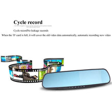 Load image into Gallery viewer, Car DVR Rear View Mirror Video Recorder
