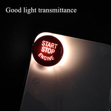 Load image into Gallery viewer, Car Engine Start Button Replace Cover Stop Switch Accessories Start Stop Engine Button Switch Cover Engine Switch Power Ignition Start Stop Button Replacement Car Decor