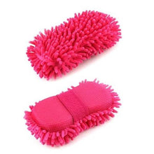 Load image into Gallery viewer, Car Hand Soft Towel Microfiber Chenille Washing Gloves Coral Fleece Gloves Auto