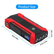 Load image into Gallery viewer, Car Jump Starter Booster with LCD Screen 4 Modes LED Flashlight