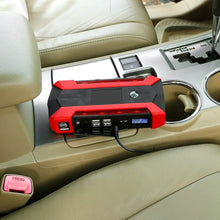 Load image into Gallery viewer, Car Jump Starter Booster with LCD Screen 4 Modes LED Flashlight