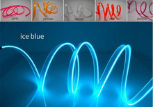 Load image into Gallery viewer, Car LED Neon Cold Light Auto Interior Atmosphere Neon Glowing Strobing Electroluminescent Wire Lights Neon Light USB 5V with Fuse Protection for Automotive Car Interior Decoration Light Refit Decoration Strips Shine Usb Cigar Lighter Driver