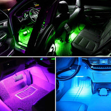 Load image into Gallery viewer, Car LED Strip Lights with Sound Active Function and Remote Controller