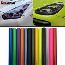 Load image into Gallery viewer, Car Light Film Car Smoke Fog Light Headlight Taillight Tint Vinyl Film Sheet Sticker Waterproof Auto Body Film Self Adhesive Car Light Sticker, Smoke Fog Light Taillight Headlight Tint ChameleonCover Car Styling