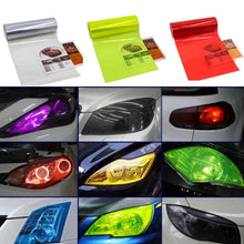 Load image into Gallery viewer, Car Light Film Car Smoke Fog Light Headlight Taillight Tint Vinyl Film Sheet Sticker Waterproof Auto Body Film Self Adhesive Car Light Sticker, Smoke Fog Light Taillight Headlight Tint ChameleonCover Car Styling