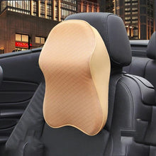 Load image into Gallery viewer, Car Neck Pillow Adjustable Head Restraint 3D Memory Foam Car Neck Support Pillow Neck Pain Relief Auto Headrest Travel Pillow Neck Support Holder Seat Pillow Adjustable Car Neck Pillow Premium Interior Accessories Headrest Support for Driver