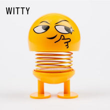 Load image into Gallery viewer, Car Ornaments Bobblehead Nod Dolls Cute Cartoon Funny Wobble Head Robot Lovely Car Dashboard Decoration Auto Facial Expression Shaking Head Toys Car Ornaments Bobblehead Nod Dolls Cute Cartoon Funny Wobble Head Robot Lovely Car Dashboard Decor