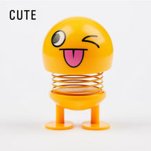 Load image into Gallery viewer, Car Ornaments Bobblehead Nod Dolls Cute Cartoon Funny Wobble Head Robot Lovely Car Dashboard Decoration Auto Facial Expression Shaking Head Toys Car Ornaments Bobblehead Nod Dolls Cute Cartoon Funny Wobble Head Robot Lovely Car Dashboard Decor