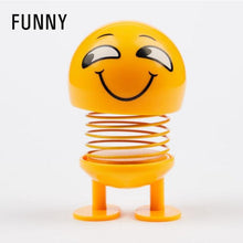 Load image into Gallery viewer, Car Ornaments Bobblehead Nod Dolls Cute Cartoon Funny Wobble Head Robot Lovely Car Dashboard Decoration Auto Facial Expression Shaking Head Toys Car Ornaments Bobblehead Nod Dolls Cute Cartoon Funny Wobble Head Robot Lovely Car Dashboard Decor
