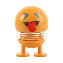 Load image into Gallery viewer, Car Ornaments Bobblehead Nod Dolls Cute Cartoon Funny Wobble Head Robot Lovely Car Dashboard Decoration Auto Facial Expression Shaking Head Toys Car Ornaments Bobblehead Nod Dolls Cute Cartoon Funny Wobble Head Robot Lovely Car Dashboard Decor