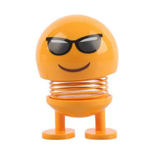Load image into Gallery viewer, Car Ornaments Bobblehead Nod Dolls Cute Cartoon Funny Wobble Head Robot Lovely Car Dashboard Decoration Auto Facial Expression Shaking Head Toys Car Ornaments Bobblehead Nod Dolls Cute Cartoon Funny Wobble Head Robot Lovely Car Dashboard Decor