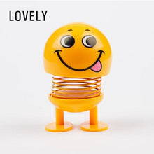 Load image into Gallery viewer, Car Ornaments Bobblehead Nod Dolls Cute Cartoon Funny Wobble Head Robot Lovely Car Dashboard Decoration Auto Facial Expression Shaking Head Toys Car Ornaments Bobblehead Nod Dolls Cute Cartoon Funny Wobble Head Robot Lovely Car Dashboard Decor