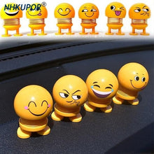 Load image into Gallery viewer, Car Ornaments Bobblehead Nod Dolls Cute Cartoon Funny Wobble Head Robot Lovely Car Dashboard Decoration Auto Facial Expression Shaking Head Toys Car Ornaments Bobblehead Nod Dolls Cute Cartoon Funny Wobble Head Robot Lovely Car Dashboard Decor