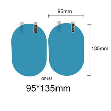 Load image into Gallery viewer, Car Rear Mirror Protective Film Anti Fog Window Clear Rainproof Rear View Mirror Protective Soft Film Auto Accessories Car Rearview Mirror Film Rainproof Waterproof Mirror Film Anti Fog Nano Coating Car Film for Car Mirrors Side Windows