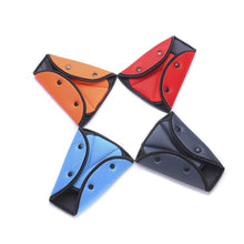 Load image into Gallery viewer, Car Safe Seat Belt Cover Soft Adjustable Children Safety Belt Fixer Triangle Anti-ledge For Child Neck Protection Belts Seat Belt Adjuster and Pillow with Clip for Kids Travel Neck Support Headrest Seatbelt