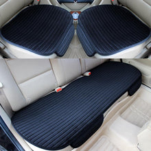 Load image into Gallery viewer, Car Seat Cover Front Rear Flocking Cloth Cushion Non Slide Auto Accessories Universal Seat Protector Mat Pad Keep Warm in Winter Breathable Comfort Car Front Drivers or Passenger Seat Cushion, Universal Auto Interior Seat Bottom Protector Mat