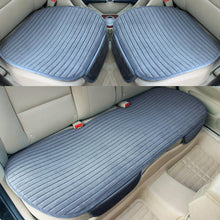 Load image into Gallery viewer, Car Seat Cover Front Rear Flocking Cloth Cushion Non Slide Auto Accessories Universal Seat Protector Mat Pad Keep Warm in Winter Breathable Comfort Car Front Drivers or Passenger Seat Cushion, Universal Auto Interior Seat Bottom Protector Mat