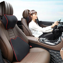 Load image into Gallery viewer, Car Seat Headrest Pillow Auto Memory Foam Car Neck Pillow Seat Head Support Lumbar Support For Office Chair Cushion Car Neck Headrest Pillow Car Accessories Cushion Auto Seat Head Support Neck Protector Automobiles Seat Neck Rest Car Neck For Car Auto