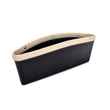 Load image into Gallery viewer, Car Seats Gap Bag Case Storage Bag PU Car Organizer Artificial Leather Pocket Slot Storage Pocket Cup Holder Car Accessories Car Seat Gap Organizer Universal Fit Storage Pockets Adjust Helps Reduce Distracted Driving & Holds Phone Money Cards Keys