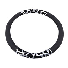 Load image into Gallery viewer, Car Steering Wheel Elastic Long Microfiber Plush Steering Wheel Cover Gearshift Handbrake Cover Protector Decoration Warm Super Thick Plush Collar Soft Car Steering Wheel Cover Decoration Warm Super Thick Plush Collar Soft Black Pink Women Man