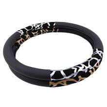 Load image into Gallery viewer, Car Steering Wheel Elastic Long Microfiber Plush Steering Wheel Cover Gearshift Handbrake Cover Protector Decoration Warm Super Thick Plush Collar Soft Car Steering Wheel Cover Decoration Warm Super Thick Plush Collar Soft Black Pink Women Man