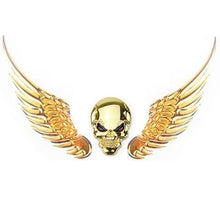 Load image into Gallery viewer, Car Stickers Metal 3D Double-sided Tape Stick 1 Pair Gold Sliver Wing Decals Decorations Emblem Logo Badge Bumper Trunk Tailgate Window Angel Wings Emblem 3D Metal Car Auto Symbol Motorcycle Car Styling Tools Accessories